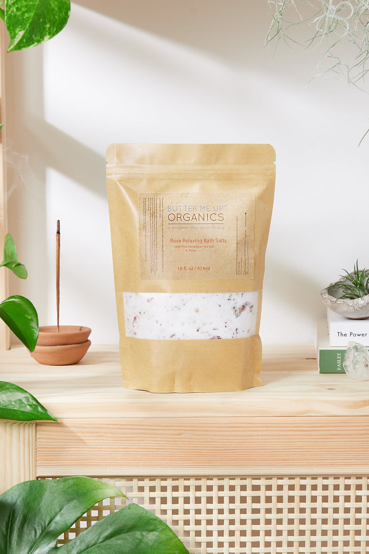 Organic Rose Epsom Salt Bath Soak