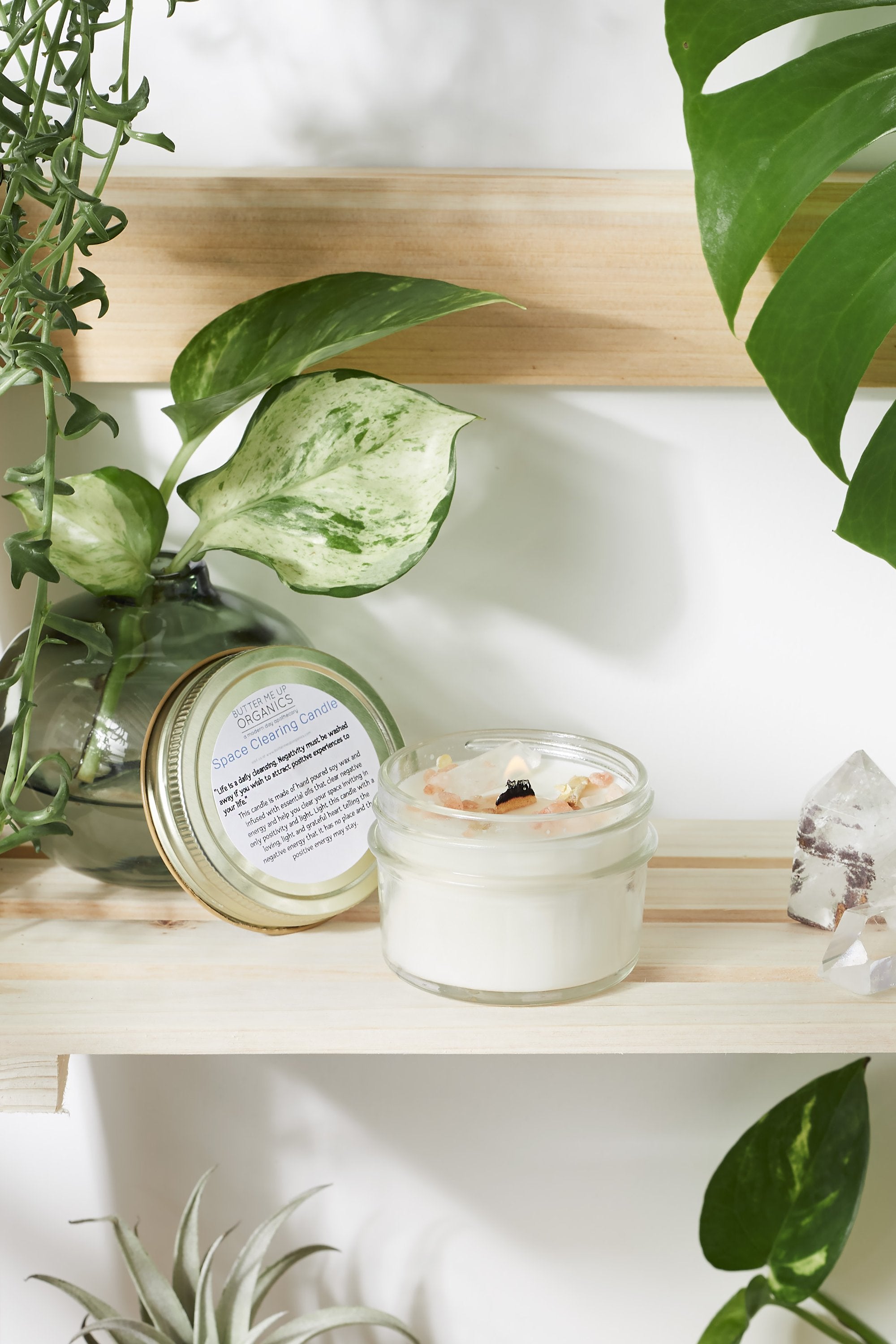 Space Clearing Intention Soy Candle
