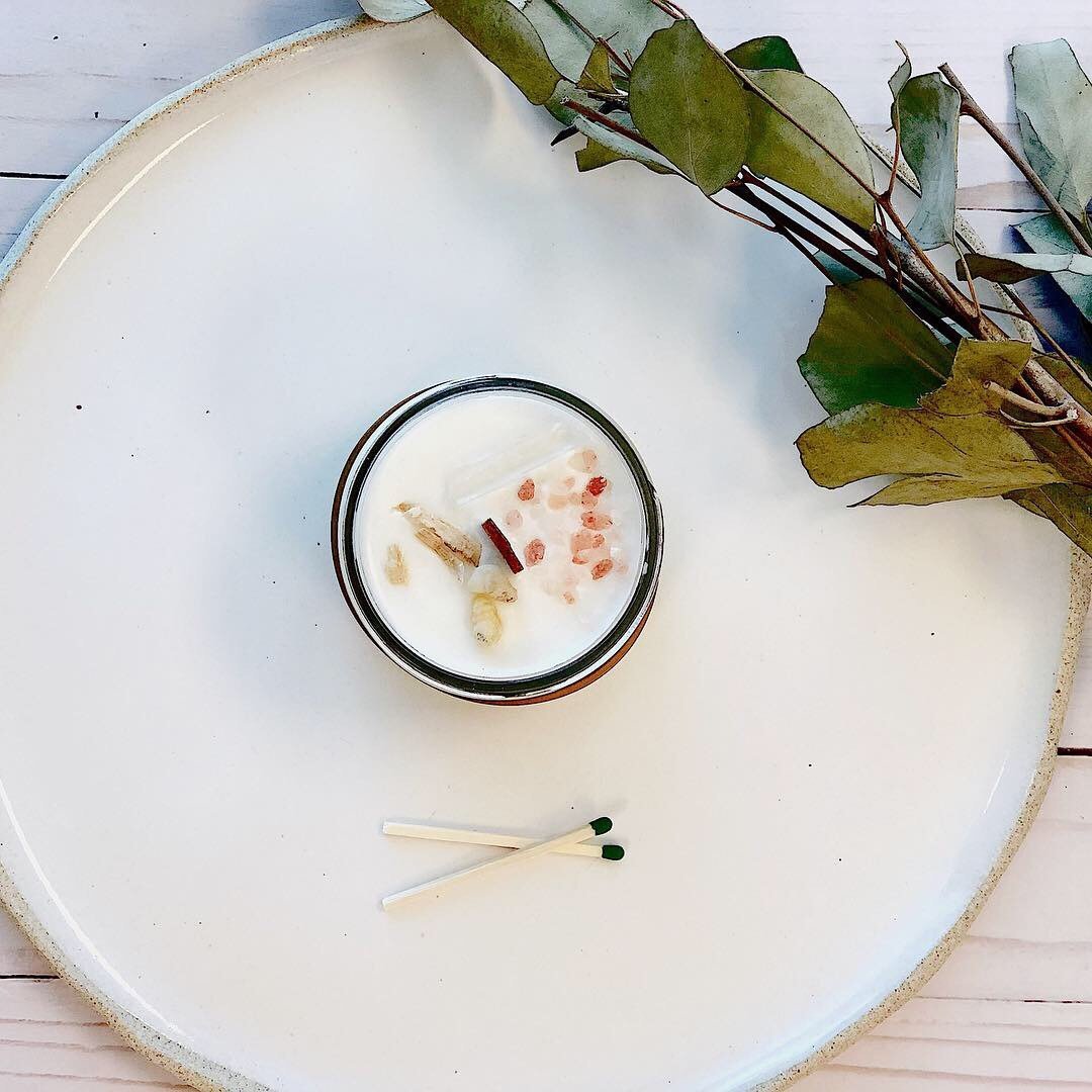 Space Clearing Intention Soy Candle