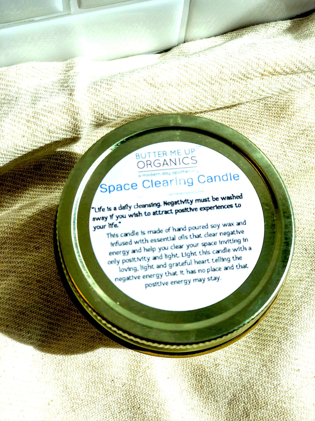Space Clearing Intention Soy Candle